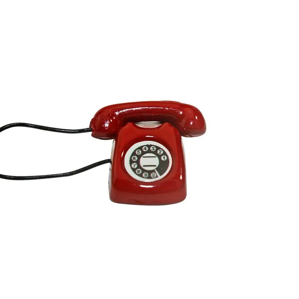 1:12 миниатюрный кукольный домик с имитацией телефона - Фотография_3