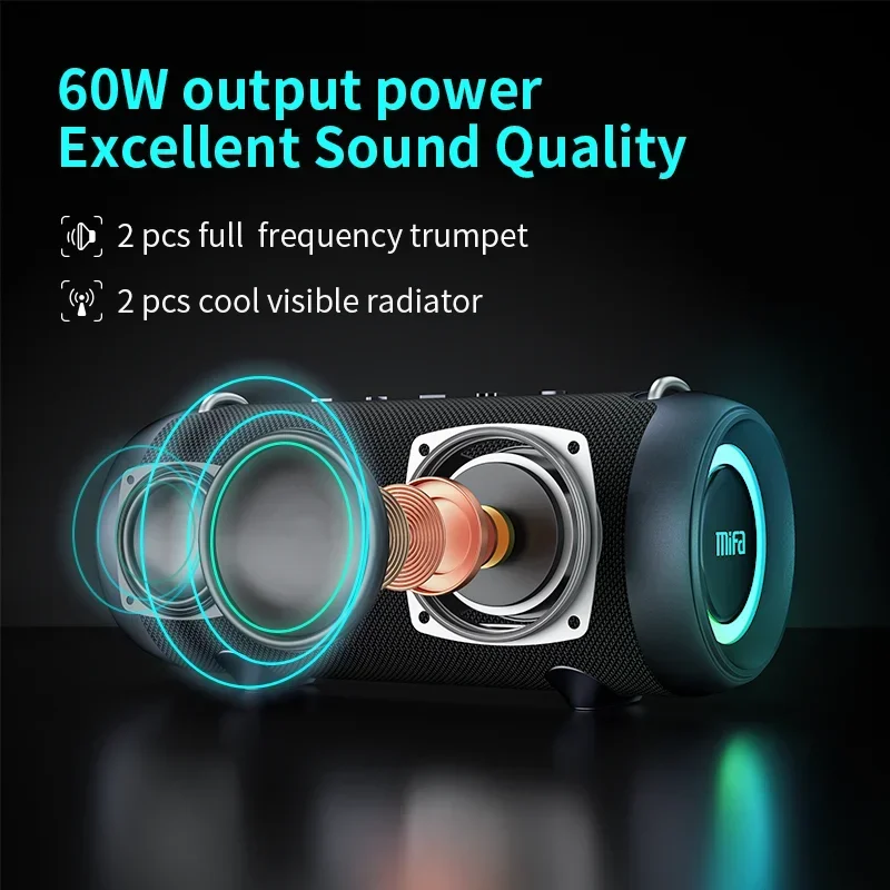 Mifa a90 bluetooth-динамик 60 вт - Фотография_2