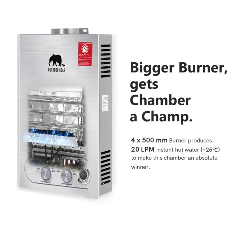 Портативный безрезервуарный водонагреватель для кемпинга на колесах - Фотография_4