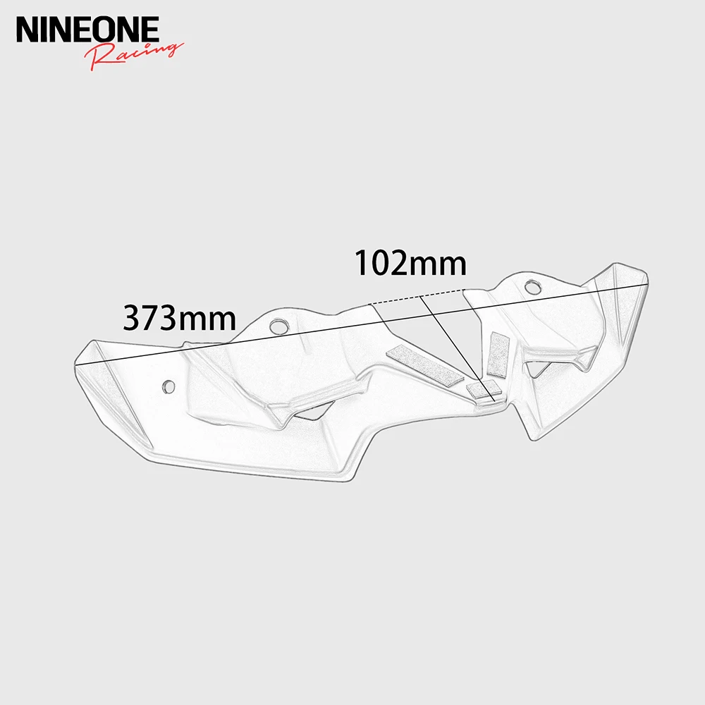 Комплект аэродинамического крыла мотоцикла - Фотография_5