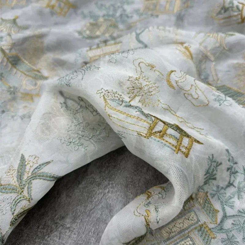 Новый китайский павильон из шелковой органзы - Фотография_3