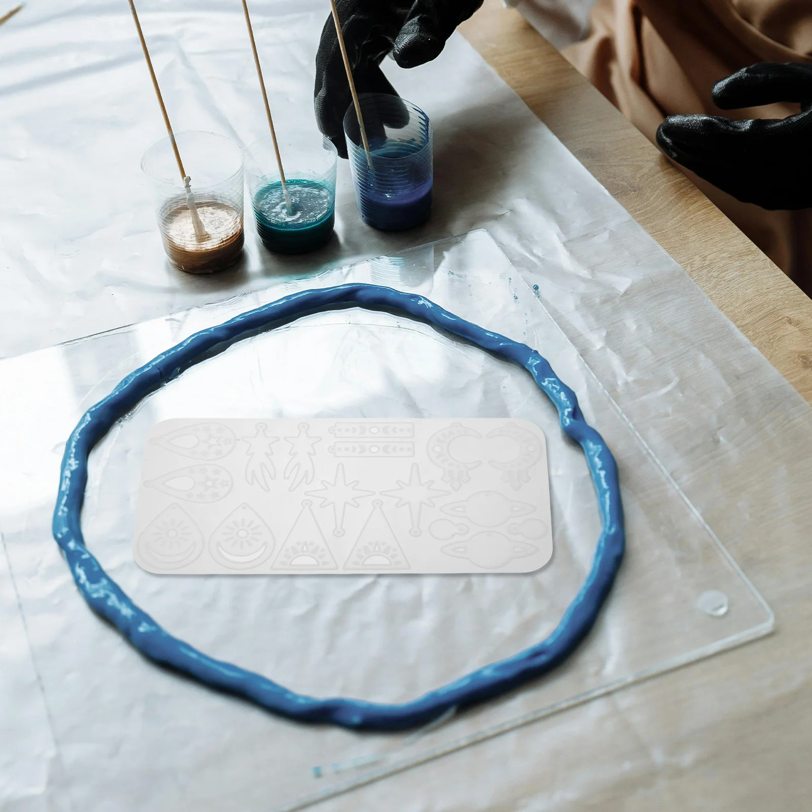 Формы для сережек из смолы diy - Фотография_6