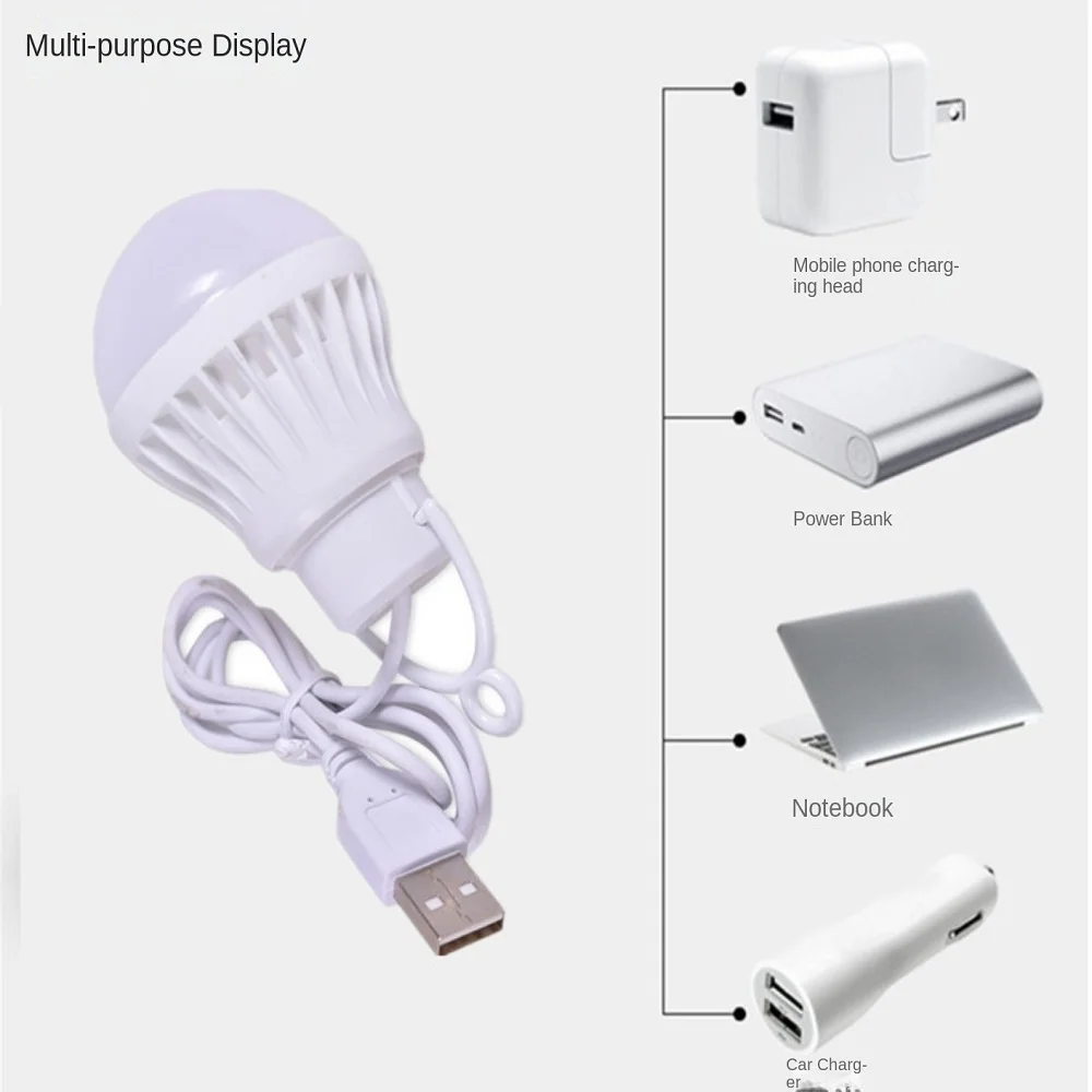 Usb-лампа светодиодная портативная лампа для кемпинга - Фотография_2