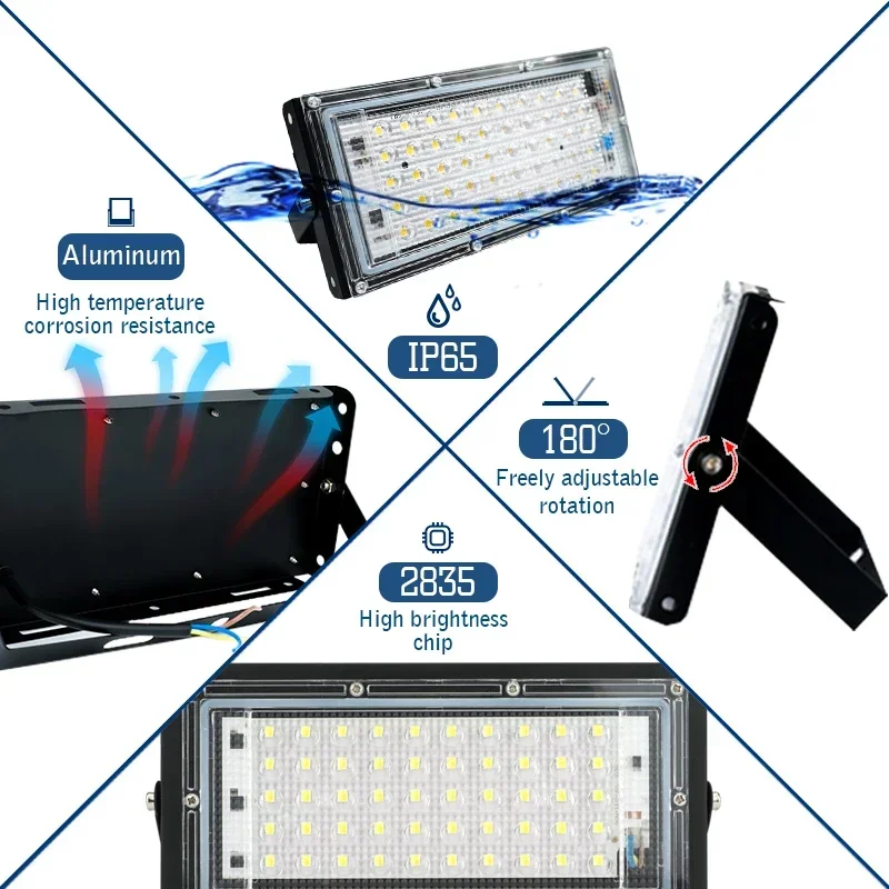 Светодиодный прожектор 50 вт 100 - Фотография_3