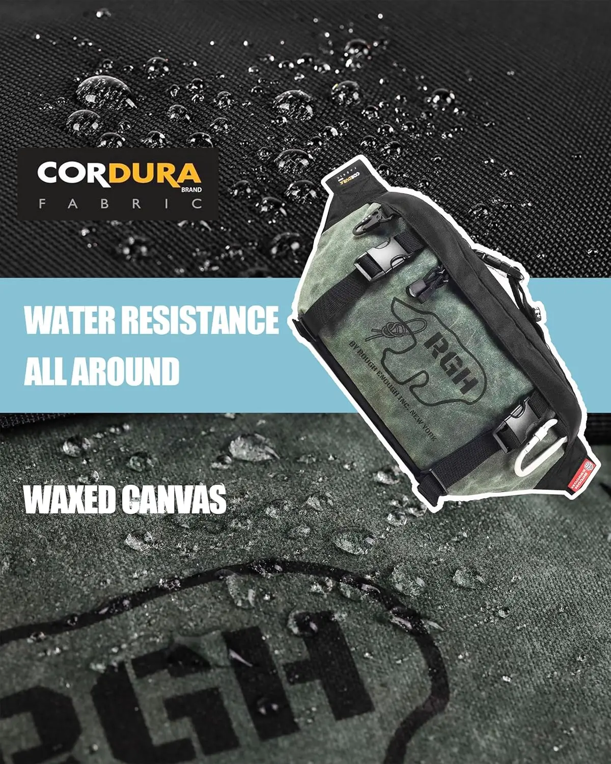 Грубая тактическая поясная сумка через плечо - Фотография_3