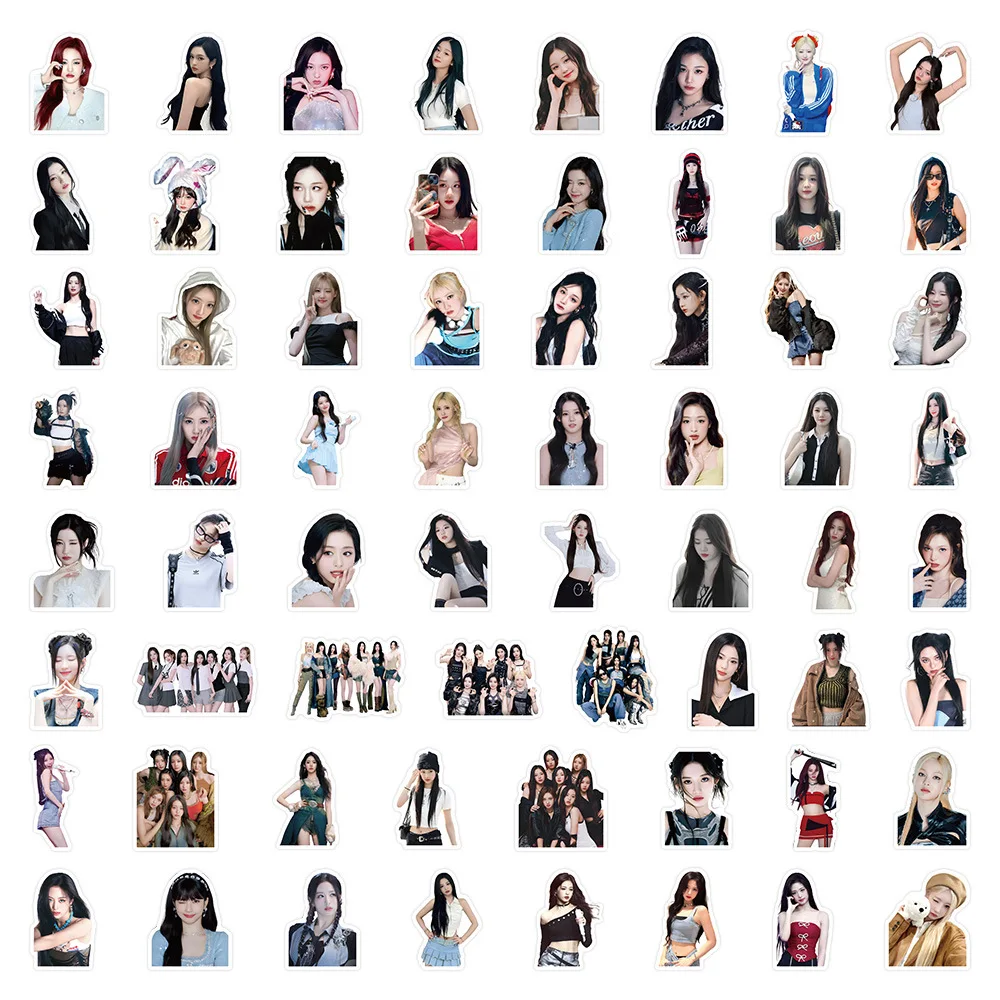 Kpop мультфильм babymonster групповые наклейки для ноутбука - Фотография_5