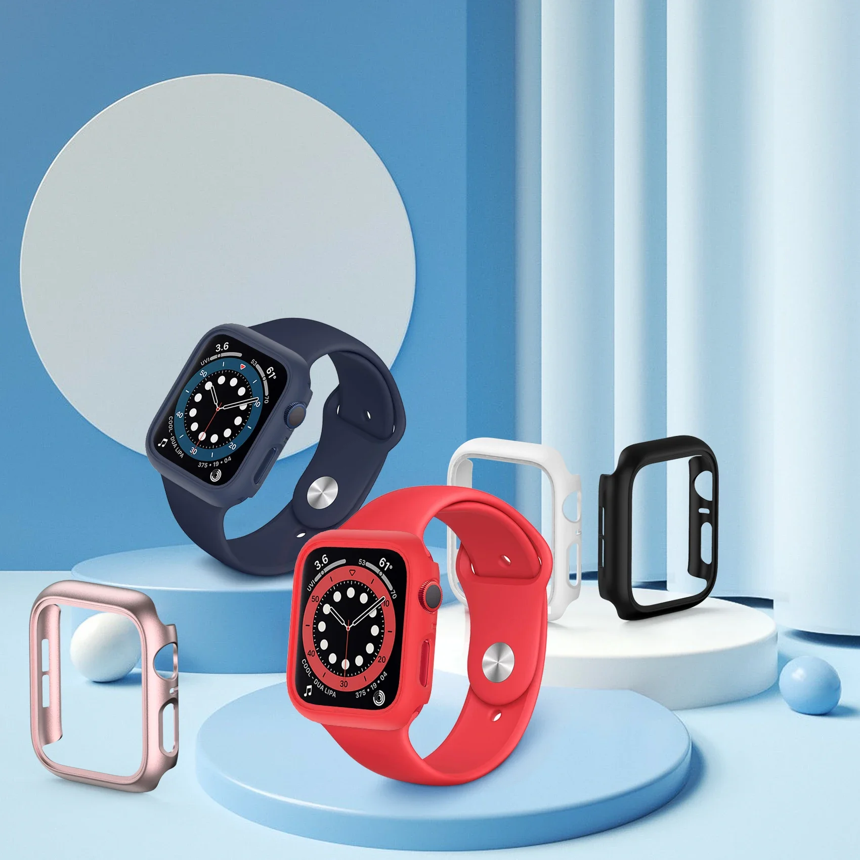 Матовый чехол для apple watch 45 мм - Фотография_4
