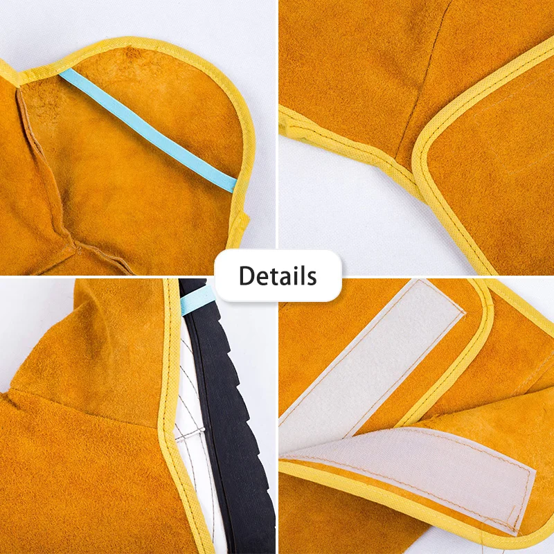 1 пара сварочных шпалер из воловьей кожи - Фотография_6