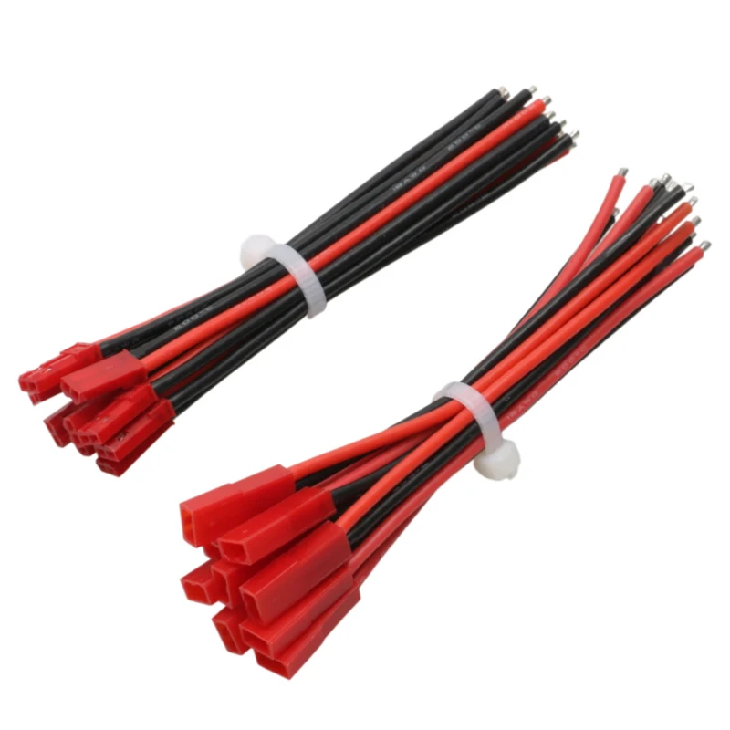 10 пар мягкий силиконовый jst провод