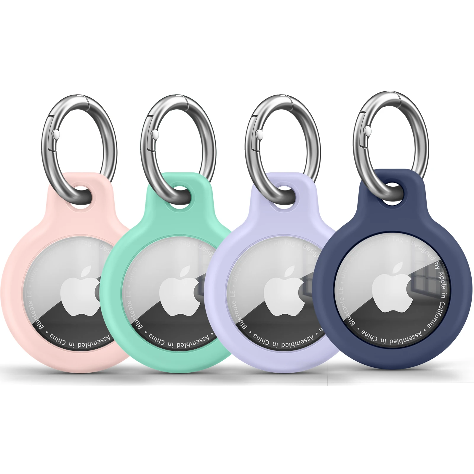 Чехол из тпу для держателя бирки apple air с брелоком