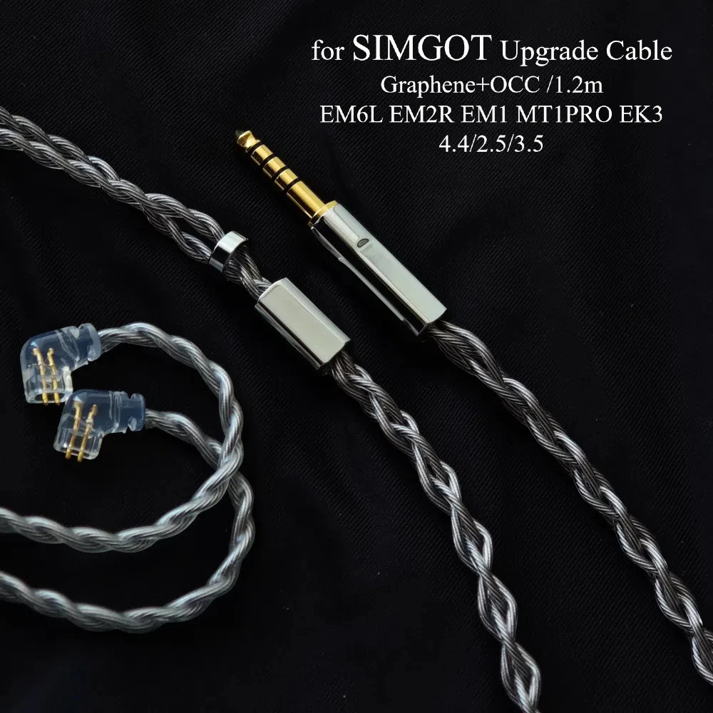 Для simgot em6l em2r em1 mt1pro ek3 графеновый кабель для обновления 4