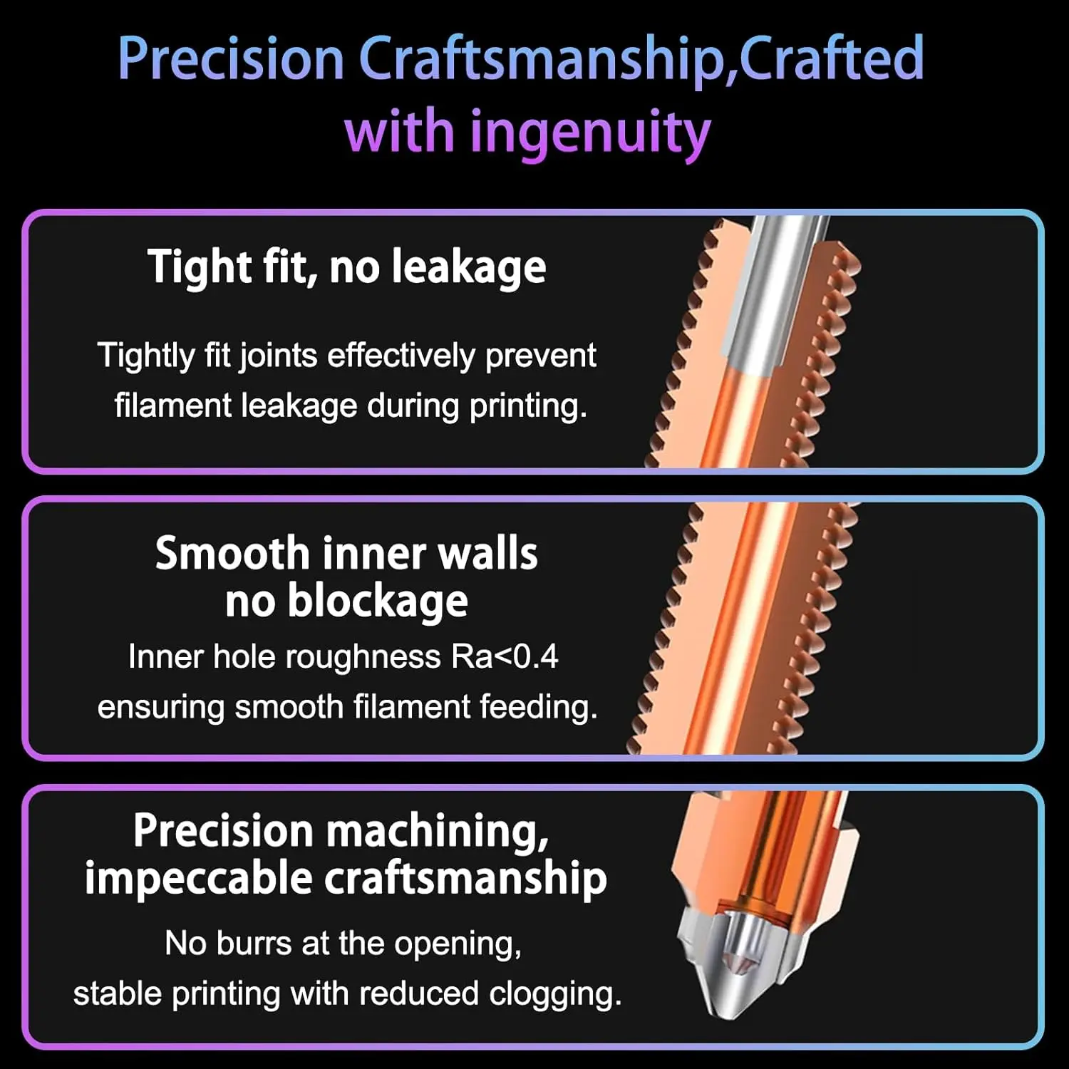 Сопло k1c, быстросменное сопло unicorn ender 3 v3 - Фотография_6