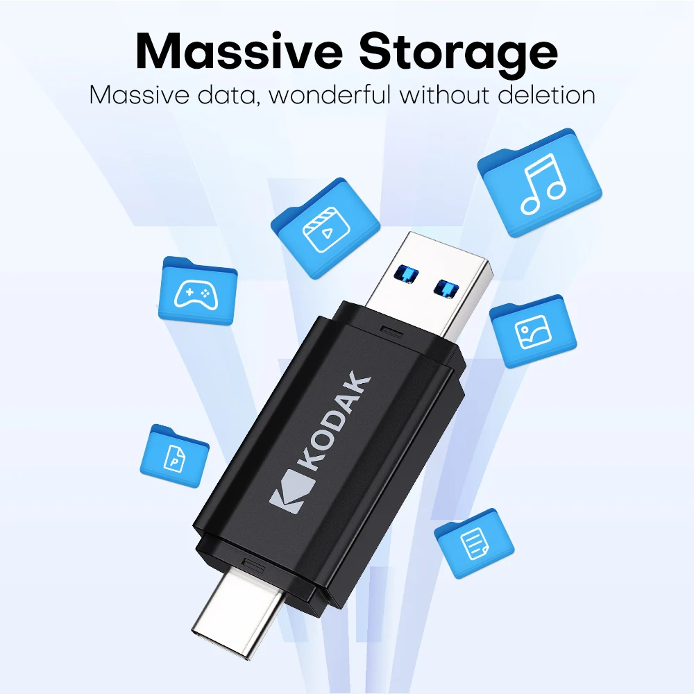 Kodak dual usb flash drive memory stick usb3 - Фотография_4