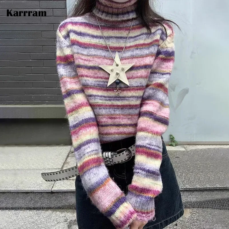 Karrram японский свитер с высоким