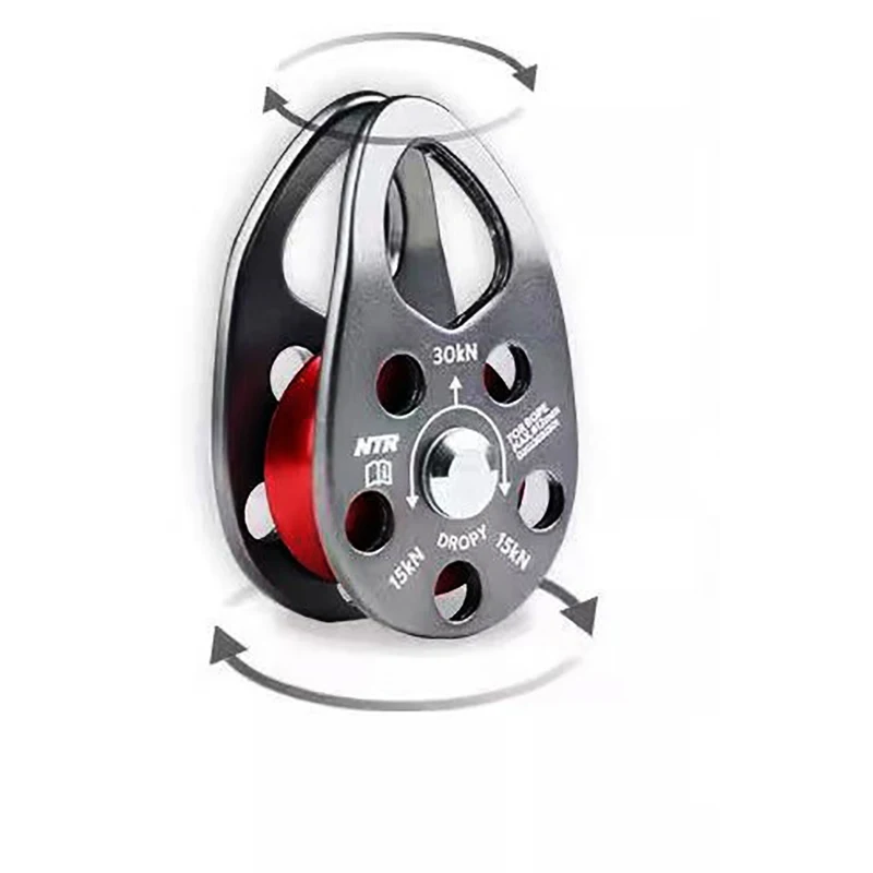 Шкив для скалолазания из алюминиевого сплава ​ боковой поворотный шкив - Фотография_4