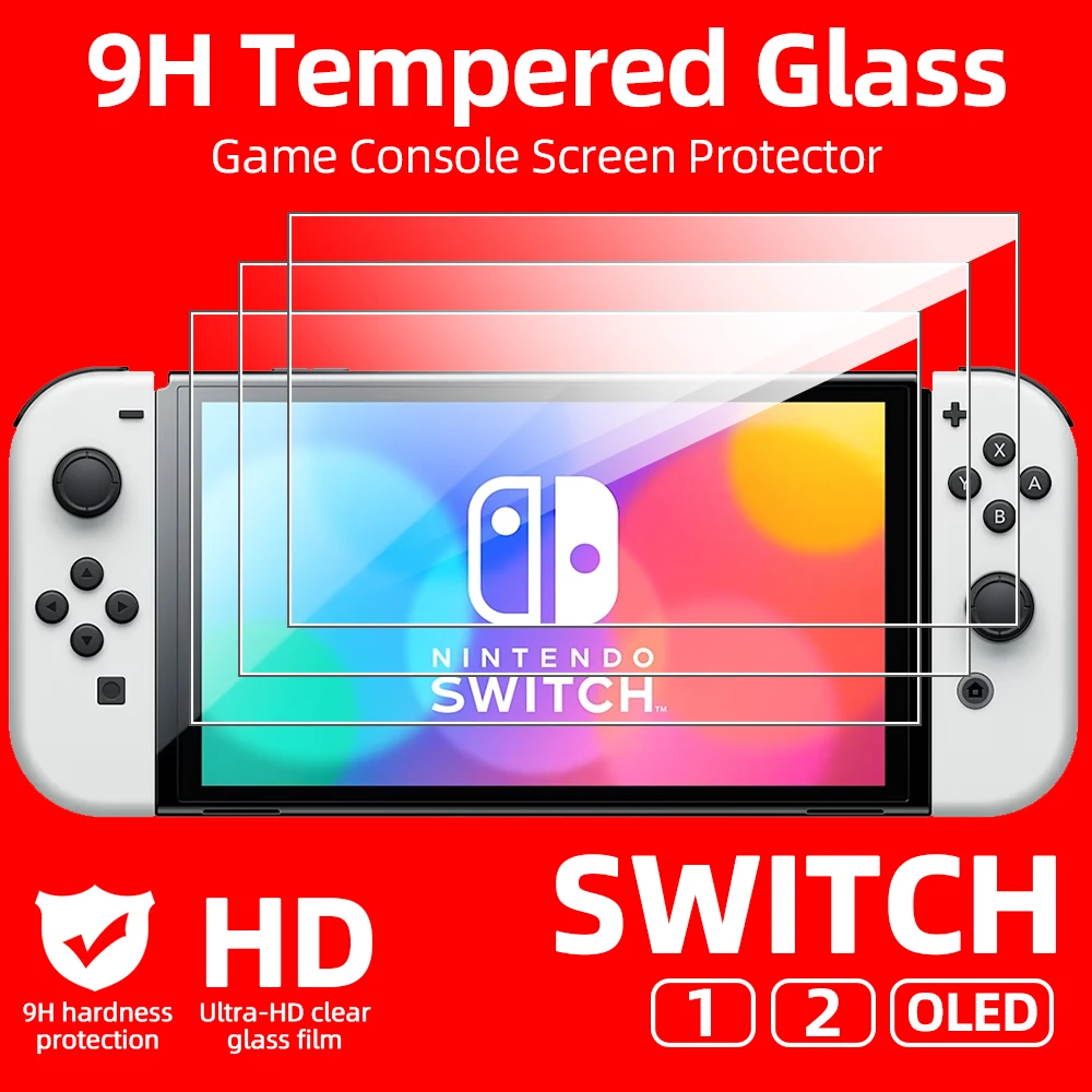 Закаленное стекло 9h для nintendo switch oled switch2 2