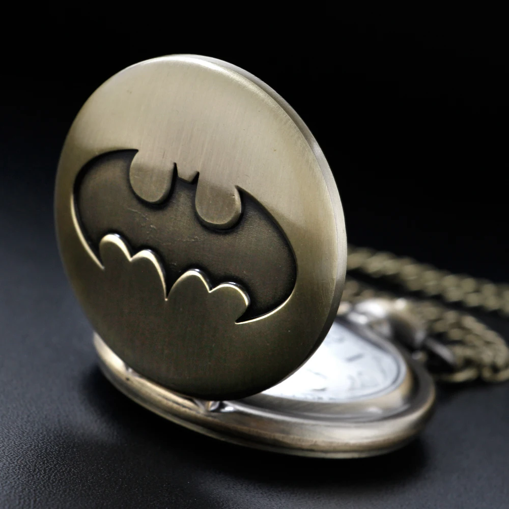 Bronze vintage bat quartz pocket - Фотография_2