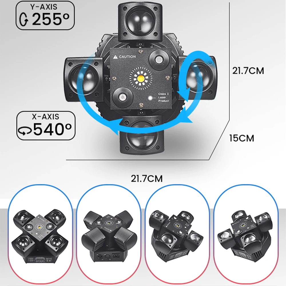 4-arm mini moving head dj light - Фотография_4