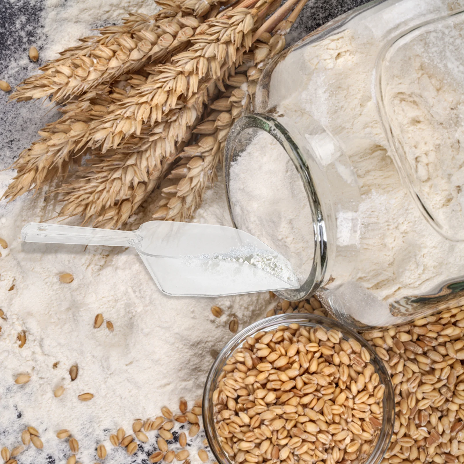 Мини-прозрачный пластиковый набор лопаток для льда - Фотография_4