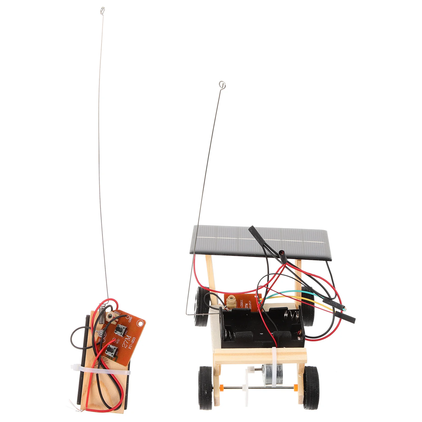Деревянный солнечный diy радиоуправляемый - Фотография_3