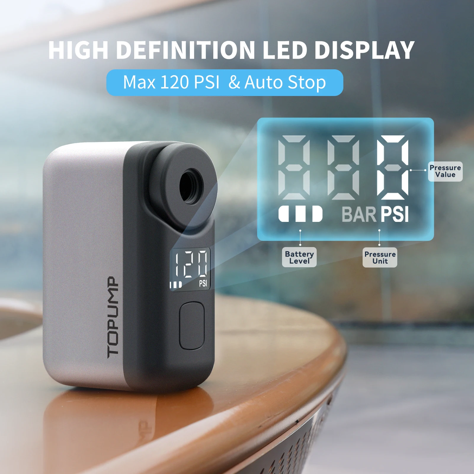 Tb2pro фотонасос со светодиодным экраном 120psi