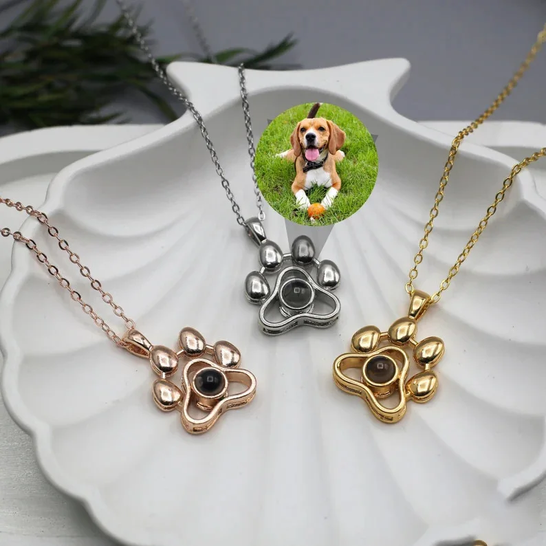 Персонализированное фотопроекционное ожерелье «я люблю тебя» - Фотография_3