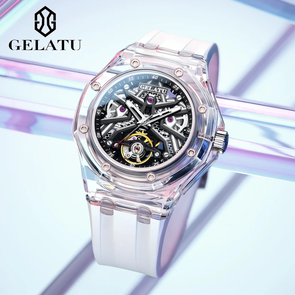 Gelatu 8002, автоматические механические мужские часы - Фотография_2