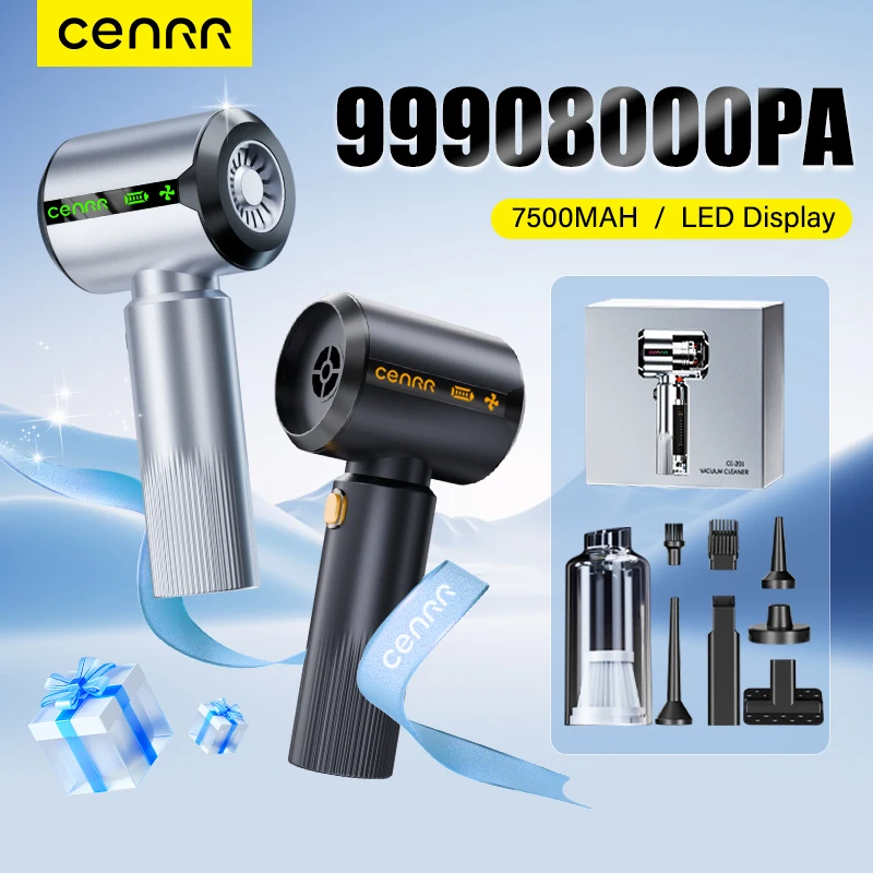 Cenrr новый автомобильный пылесос 7500 мач для дома с сильным всасыванием