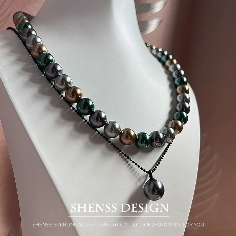 Ожерелье из меди с имитацией жемчуга - Фотография_4