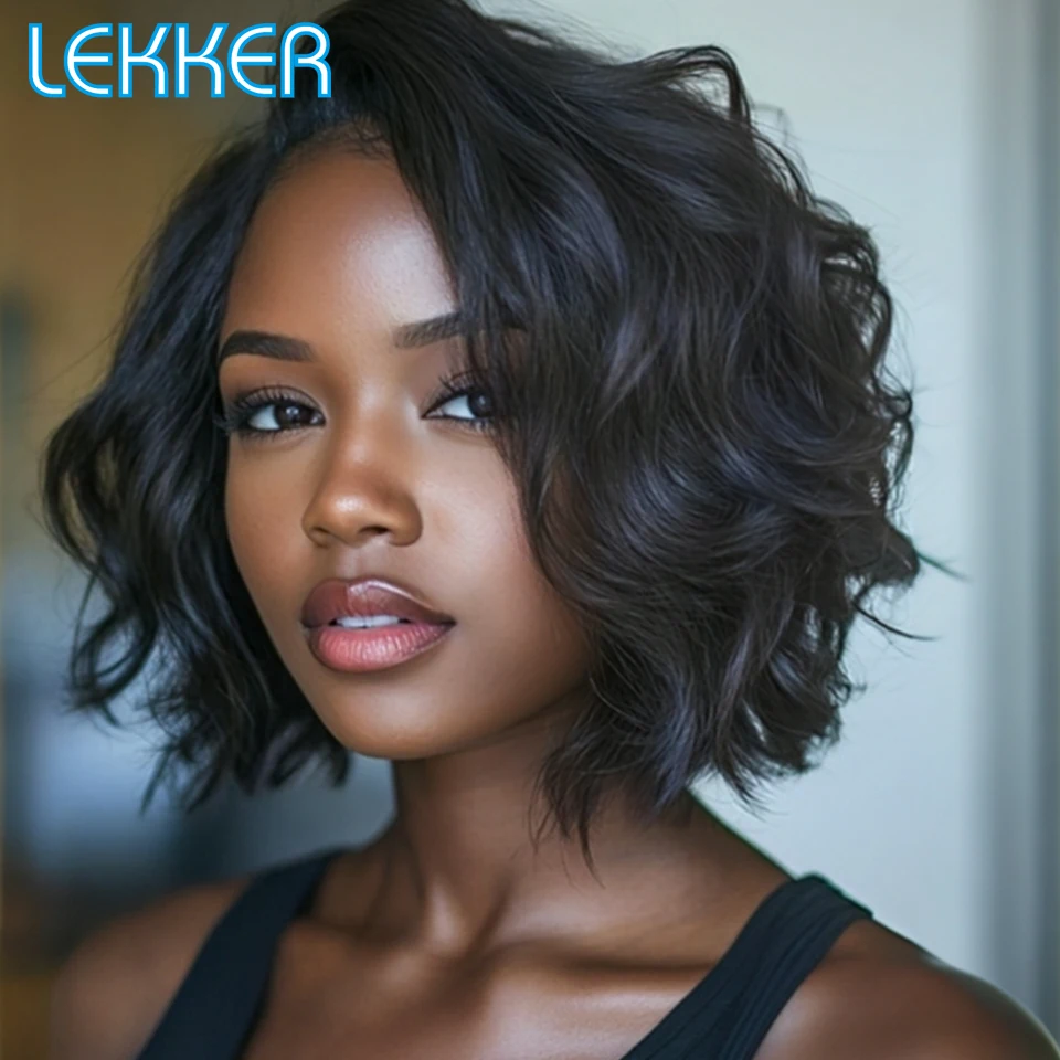 Lekker черный короткий вьющийся