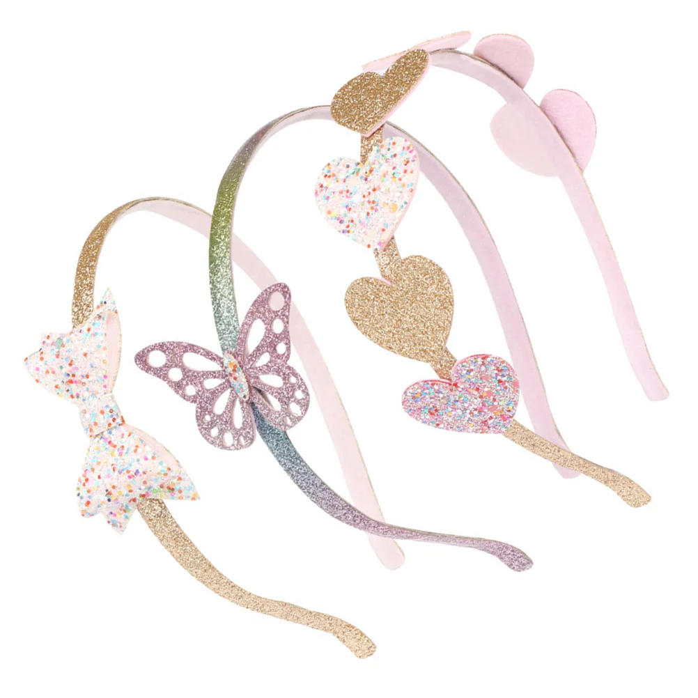 Детская повязка для волос с сердечками - Фотография_4