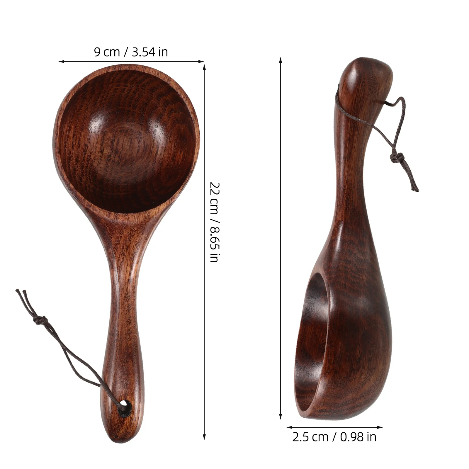 Деревянная ложка для воды с ручкой - Фотография_6