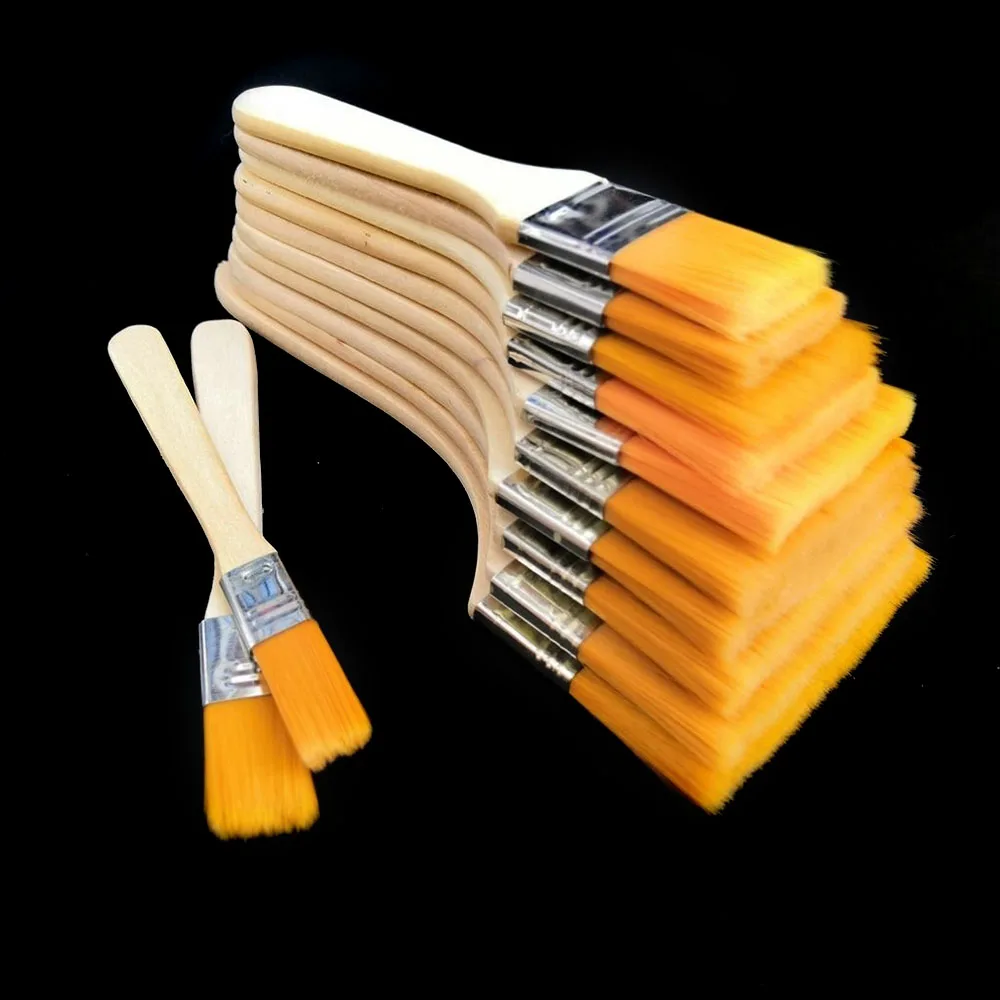 1-12 pcs nylon hair painting brush