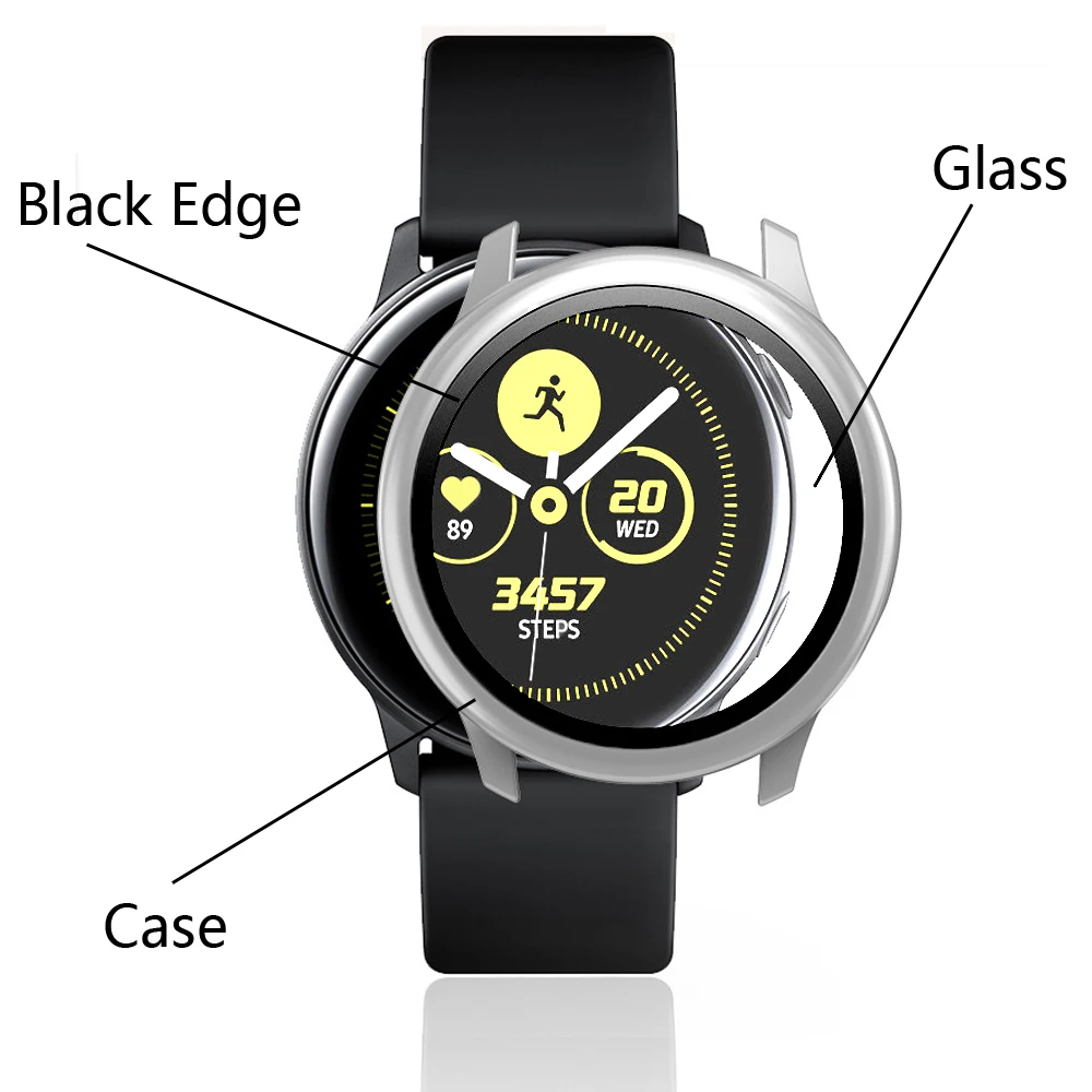 Защитный чехол на весь экран для samsung galaxy watch active 2 44 мм 40 мм - Фотография_3