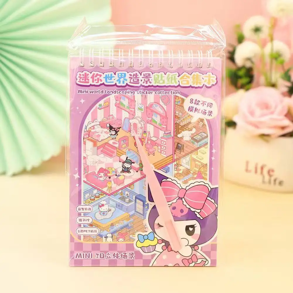 Миниатюрная наклейка sanrio kawai kuromi - Фотография_3