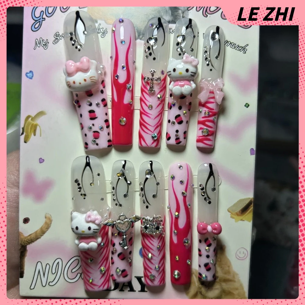 Y2k sanrio hello kitty xl квадратные - Фотография_6