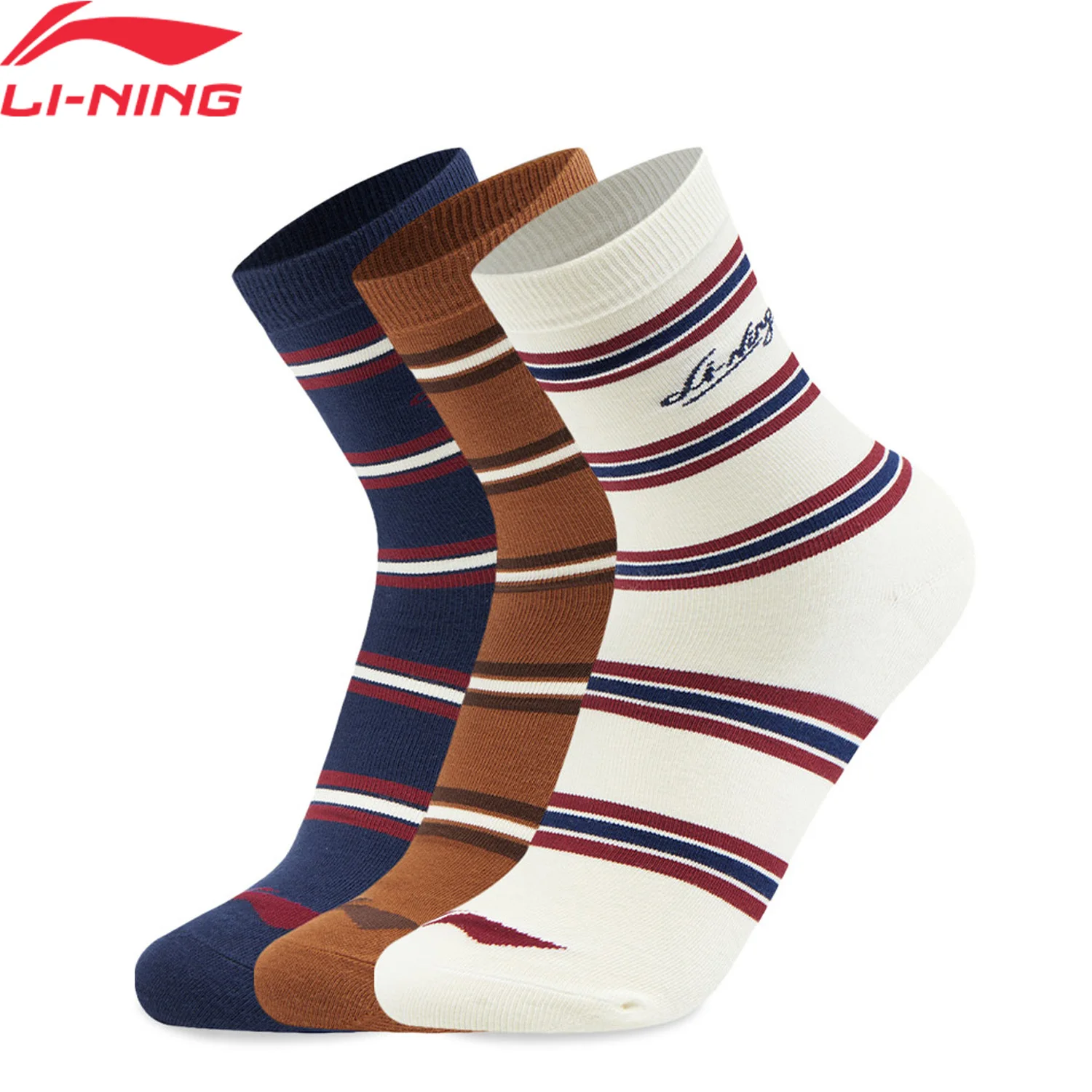 Li-ning унисекс спортивный стиль 3 пары носков at._bacteria 59