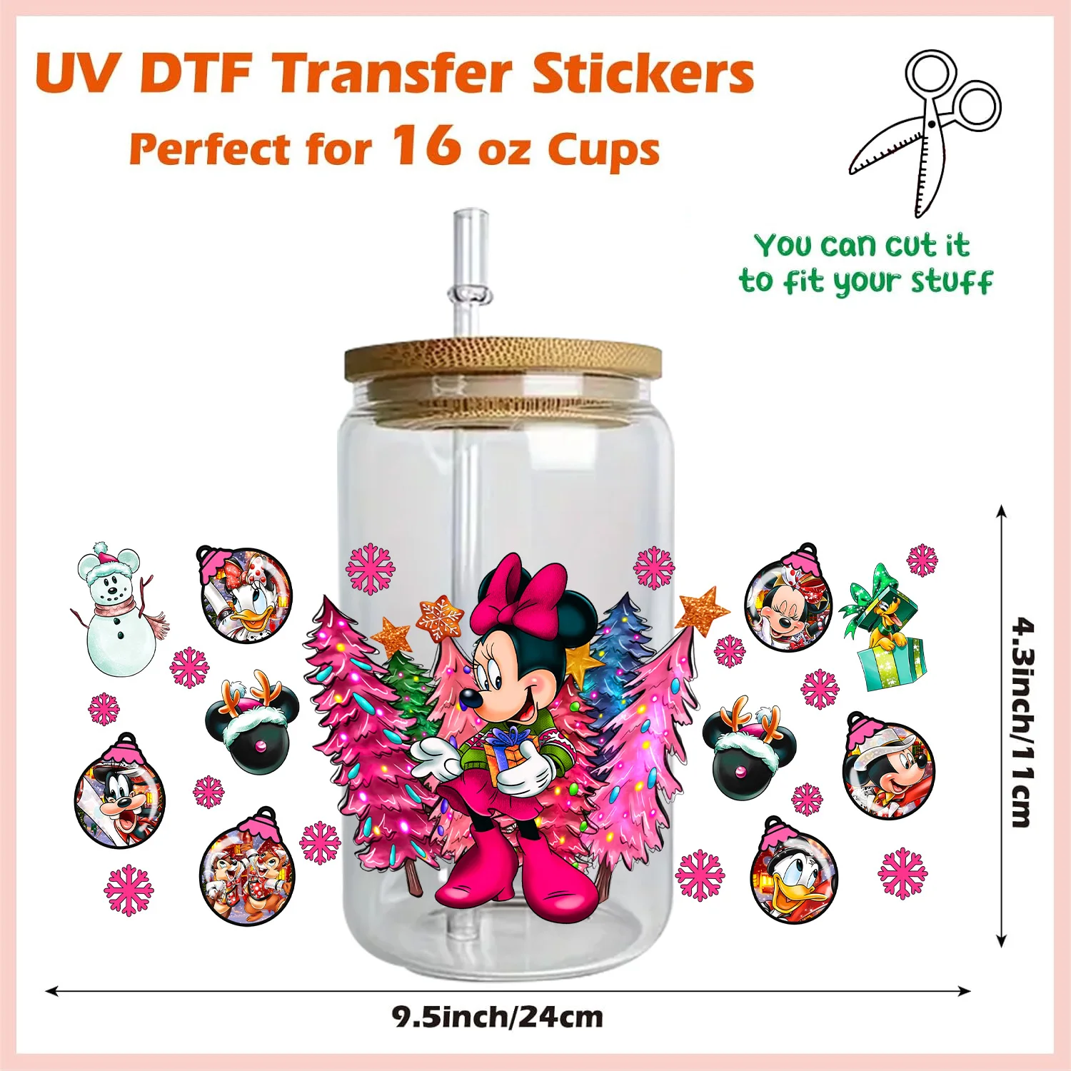 Lover mickey mouse easy peel водонепроницаемые - Фотография_4