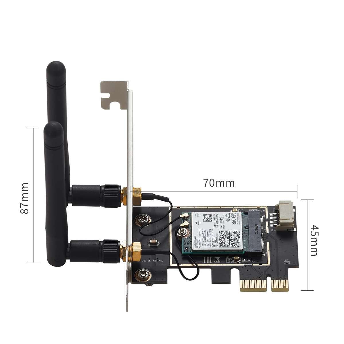 Беспроводная сетевая карта pcie wifi 7 - Фотография_2