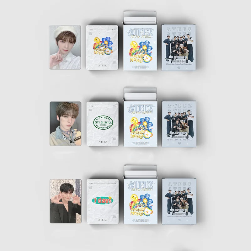 Kpop ateez лазерная фотокарта альбом - Фотография_2