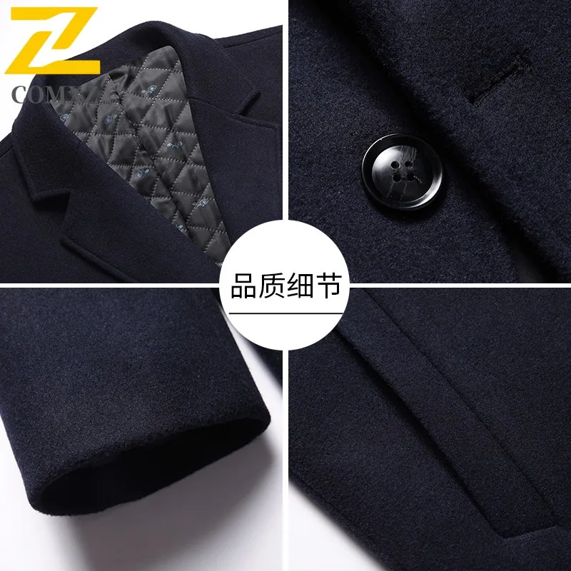 Comxz мужская шерстяная утепленная - Фотография_2