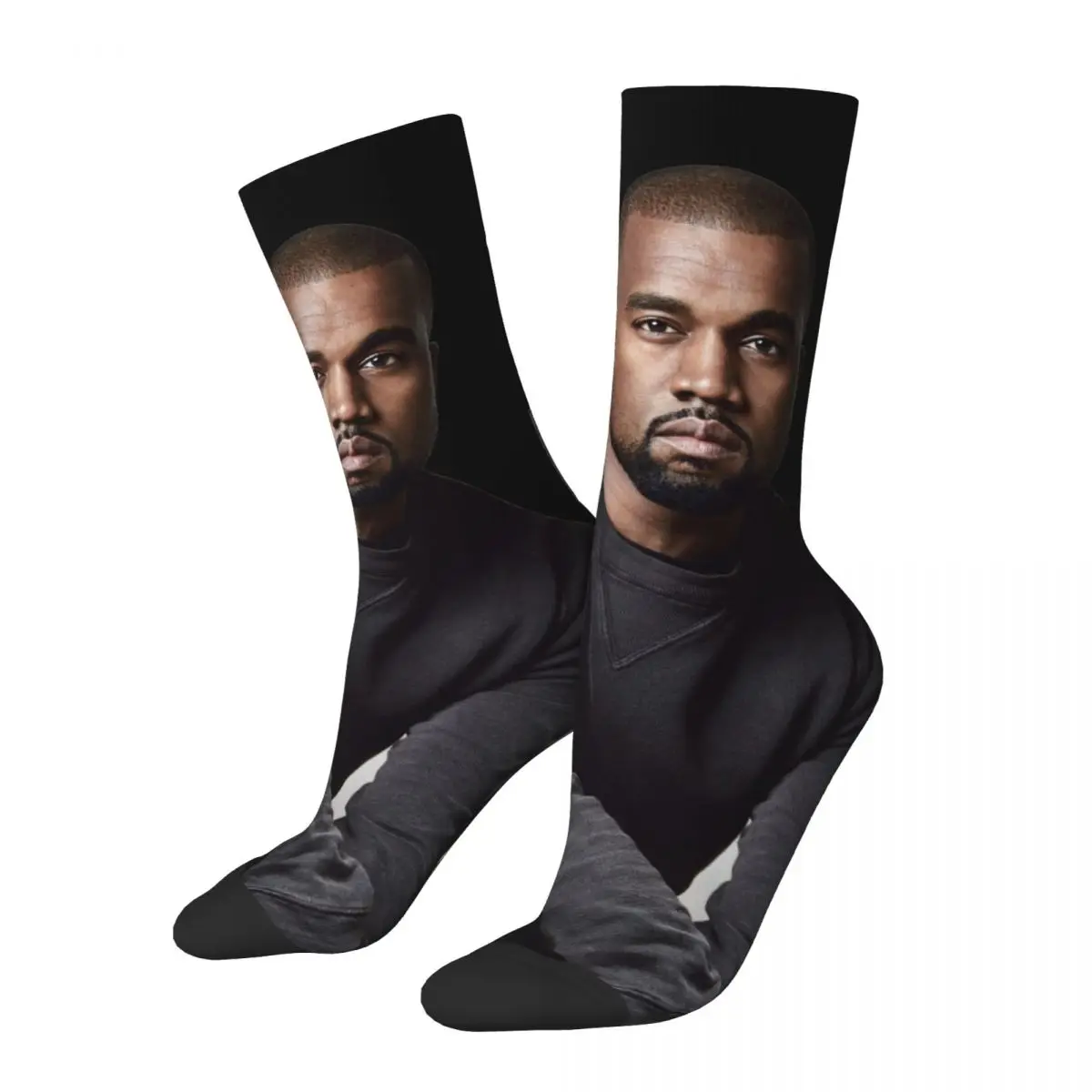 Забавные мужские носки kanye west для мужчин и женщин