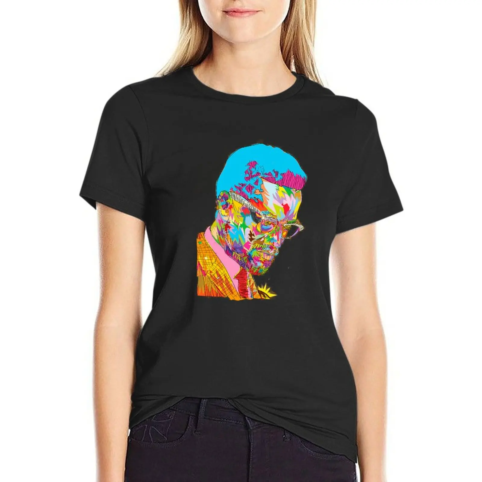 Футболка malcom x женская оверсайз