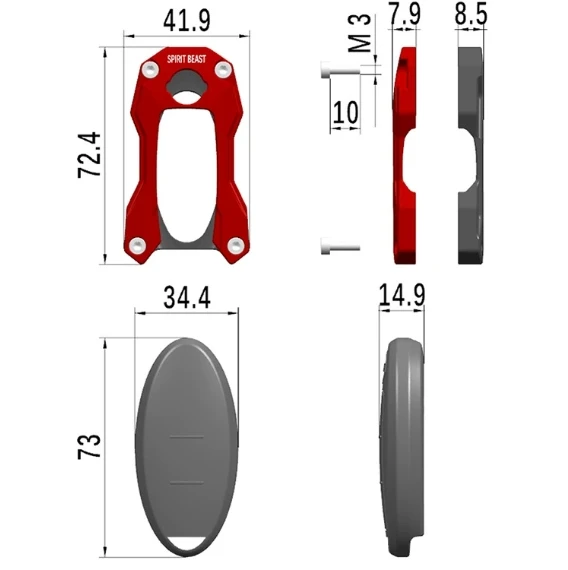 Подходит для корпуса пульта дистанционного управления nissan teana - Фотография_4