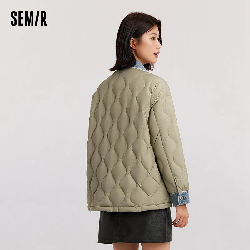 Пуховик semir женский средней длины - Фотография_3