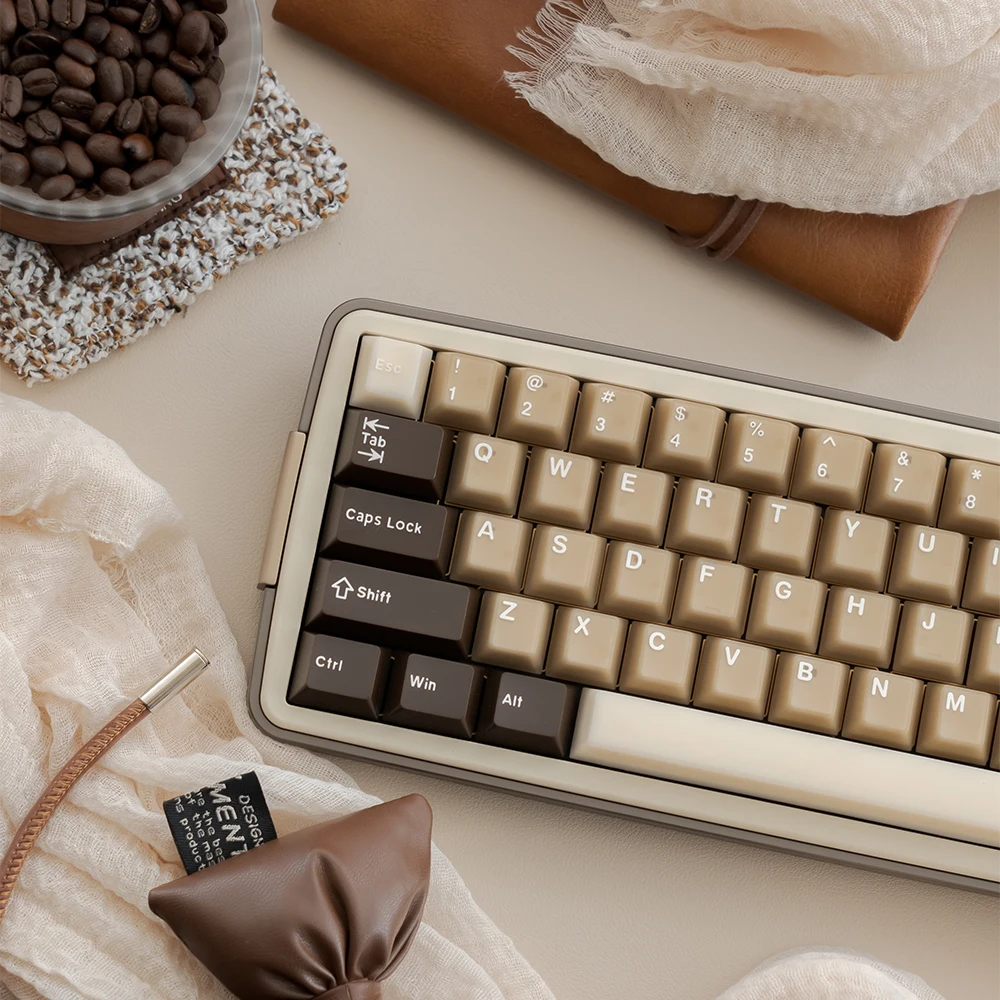 164 клавиши latte coffee keycaps - Фотография_2