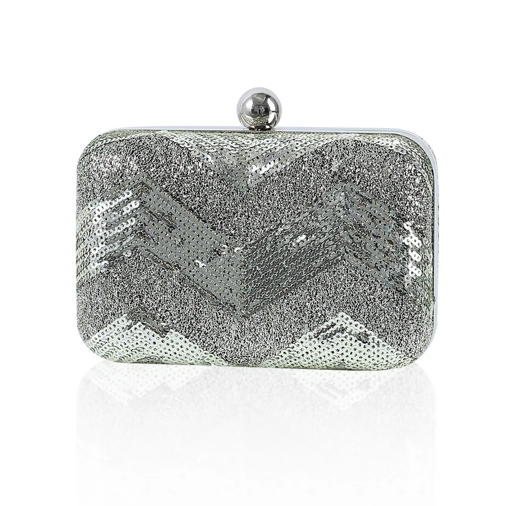 Зеленый клатч, роскошные дизайнерские кошельки с блестками для женщин - Фотография_3