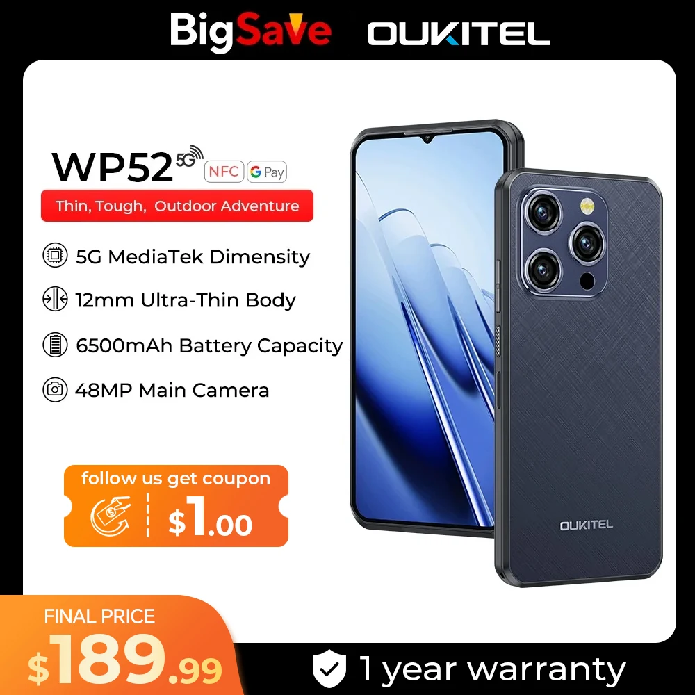 Смартфон oukitel wp52