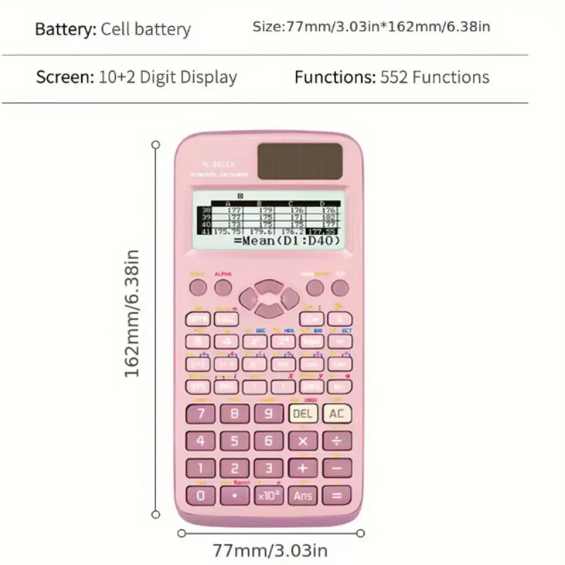 Новый научный калькулятор из абс-пластика 991ex 552f - Фотография_4