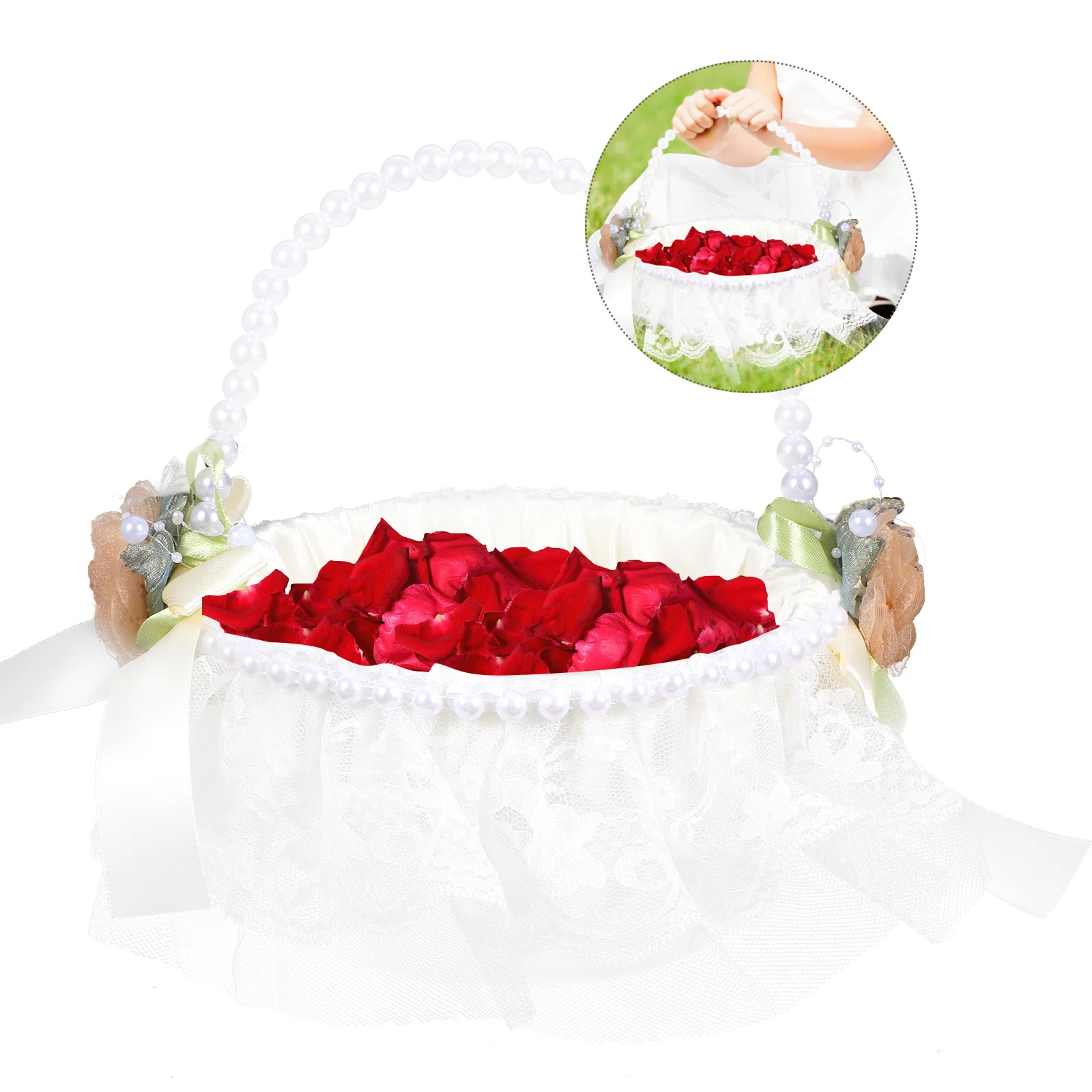 Свадебная корзина для цветов - Фотография_3